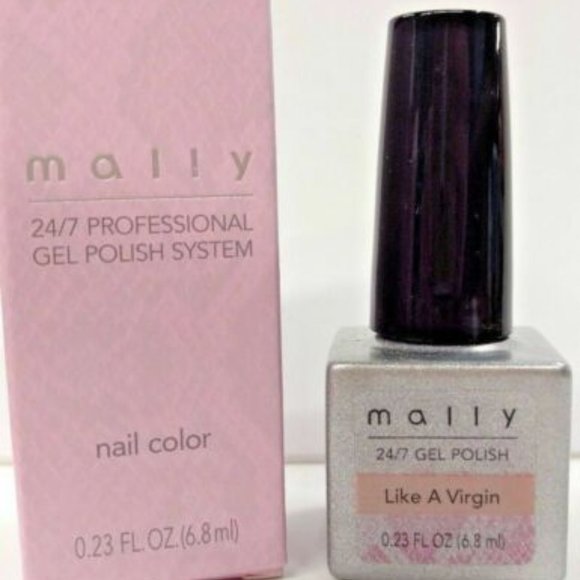 NWT 3 Pc MALLY 24/7 Pro Gel Polish Nail Like A Virgin ( a beige pink) - Picture 2 of 3
